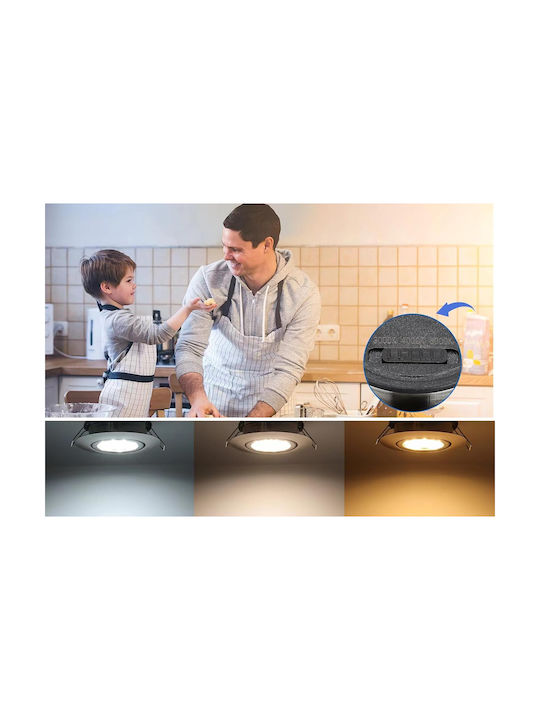 Eingebaute Deckenstrahler Led 5w Ip44 Einstellbar 12 Stück Badezimmer Küche