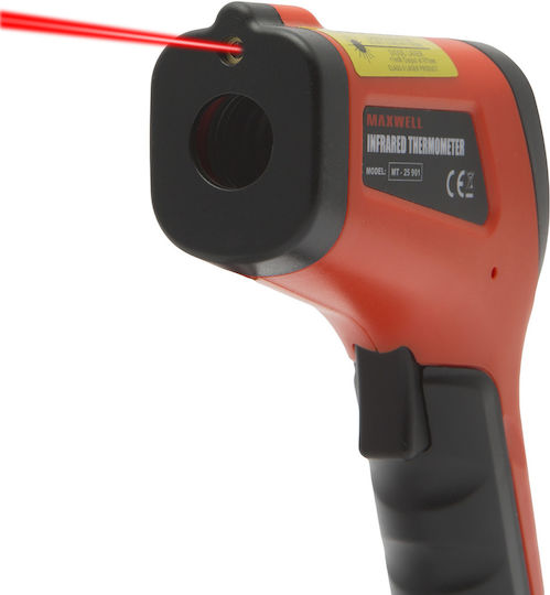 Termometru Digital cu Laser Infraroșu 50 La 380°c Ecran Lcd Baterie 9v 160x95x30 Mm