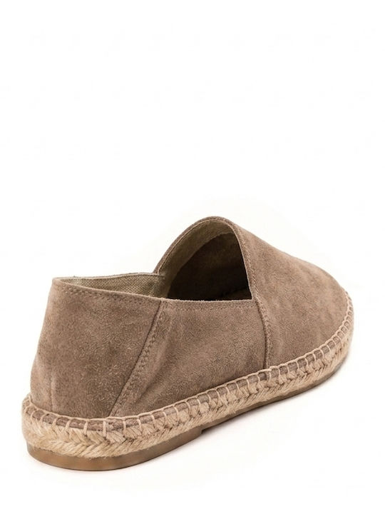 Leather Men's Moccasins In Brown Colour