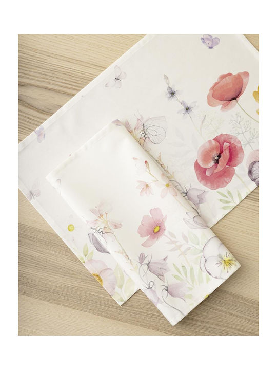 Nima Cotton Tablecloth Farfalita 140x140cm