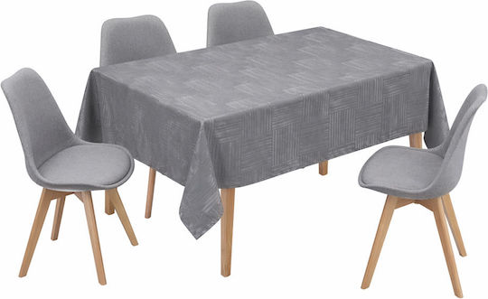 Ankor Ankor Fleckabweisendes Graues Tischtuch 140x180cm