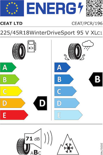 Ceat Winterdrive Sport Winter Autoreifen 225/45r18 95v/xl