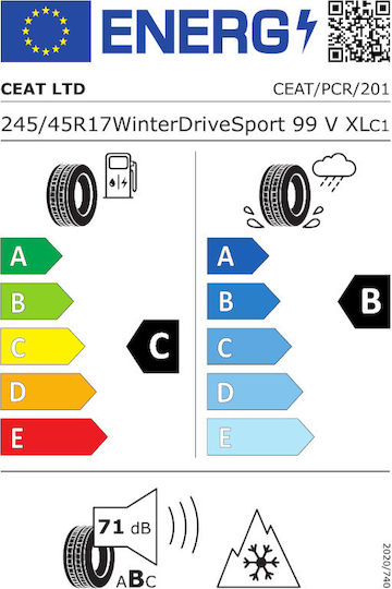 Зимна Гума Ceat Winterdrive Sport 245/45R17 99V/XL
