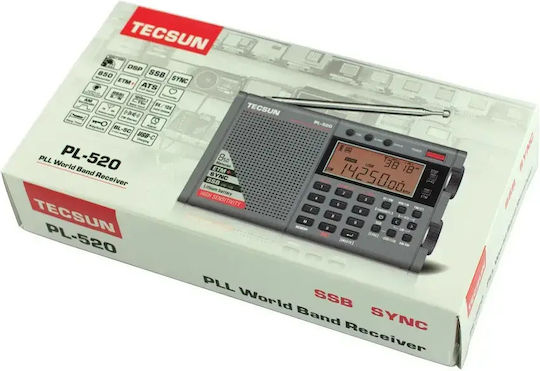 Tecsun PL-520 Handheld Radio mit Batterie