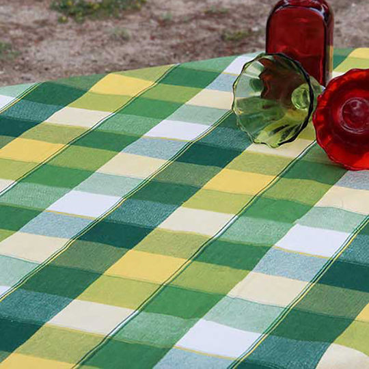 Sunshine Tablecloth Stain Resistant 6997 Green 140x140cm