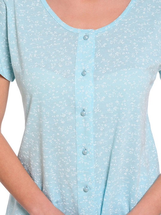 Clio Lingerie Summer Women's Turquoise Pyjama Set
