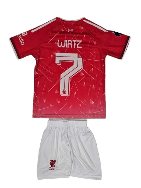 Kids Football Set Wirtz Liverpool 2026-2027 Red Balón De Oro Unisex Kids Ab163