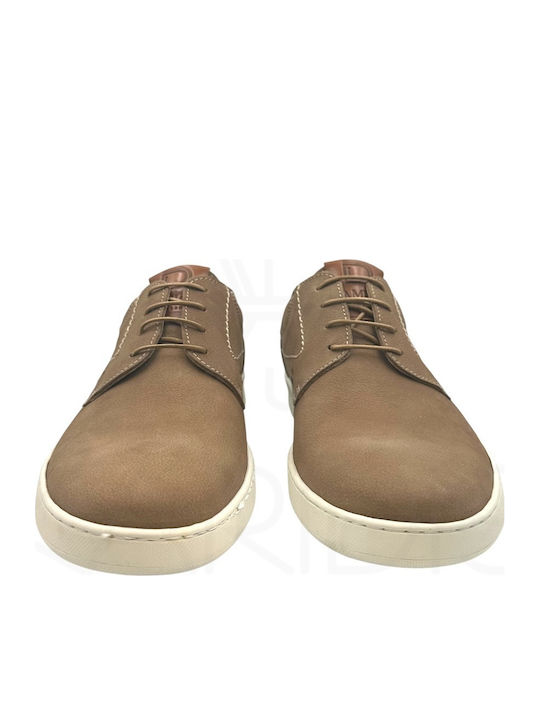 Pantofi Eleganți Bărbătești Din Piele Maro