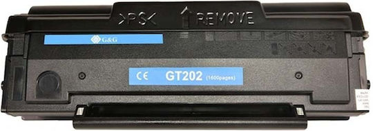 G&G 6345 Γνήσιο Toner Laser Εκτυπωτή Μαύρο