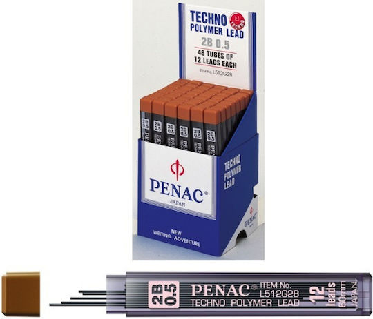 Penac Leads Mechanical Pencil 0.3mm 12/set Penac Hb