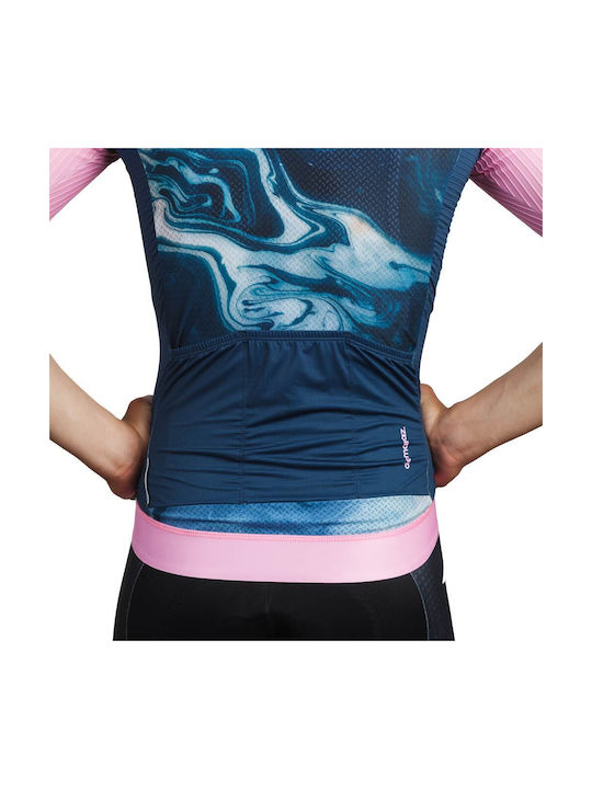 Demaraz Short Sleeve Road Bike Blue Jersey