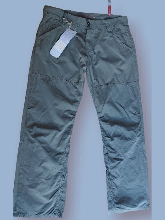 Women's Fabric Cargo Trousers Khaki