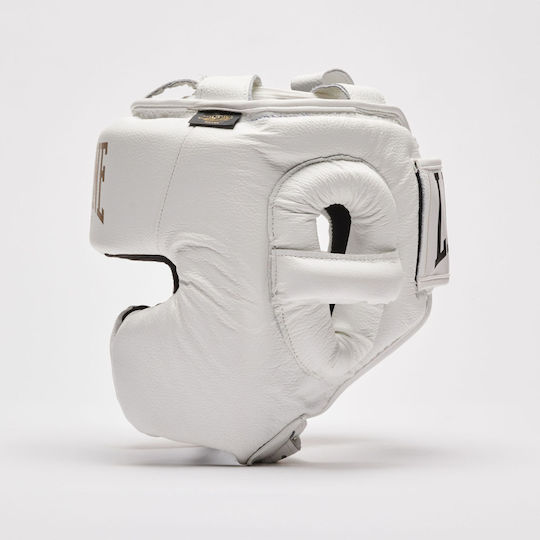 Leone Boxing Helmet Adult Full Face White