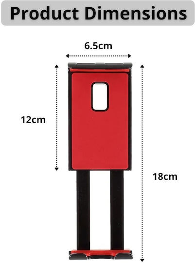 Uncle George Car Mobile Mount with Adjustable Hooks Black