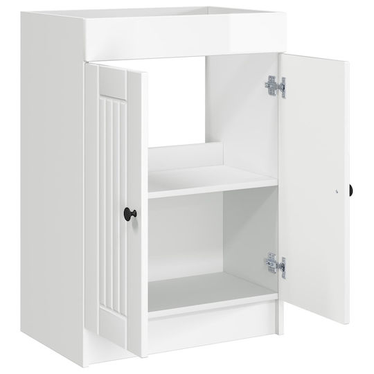 vidaXL Πάγκος χωρίς Νιπτήρα Μ56xΒ37.5xΥ81cm Λευκό
