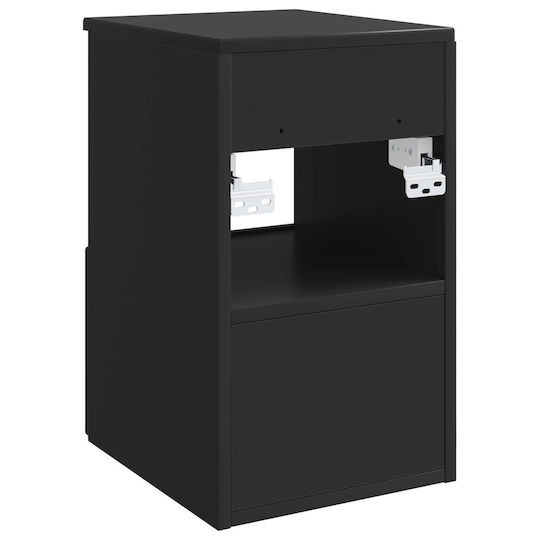 vidaXL Bench Without Sink M30xD35xH50cm Black
