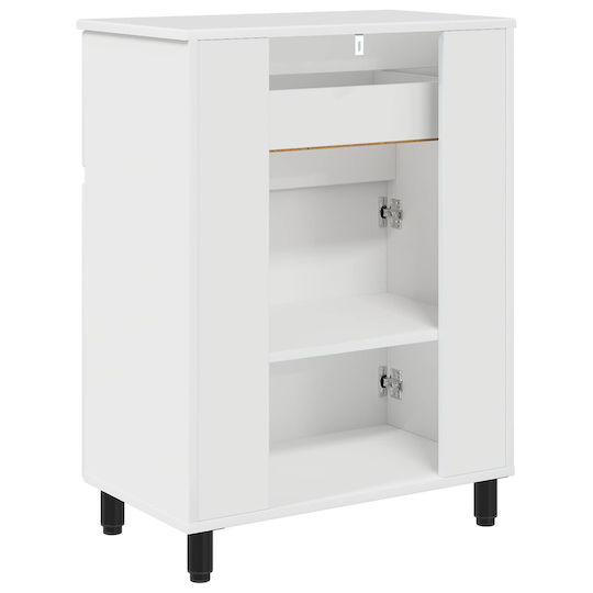 vidaXL Panglică Fără Lavoar M60xA35xÎ80cm Alb