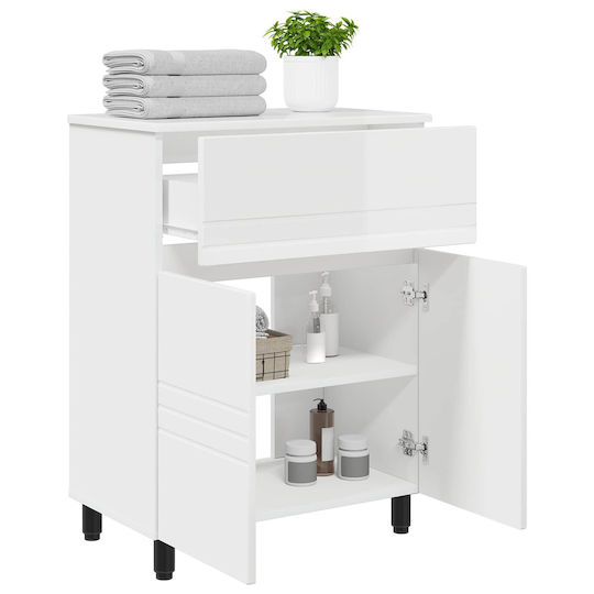 vidaXL Panglică Fără Lavoar M60xA35xÎ80cm Alb