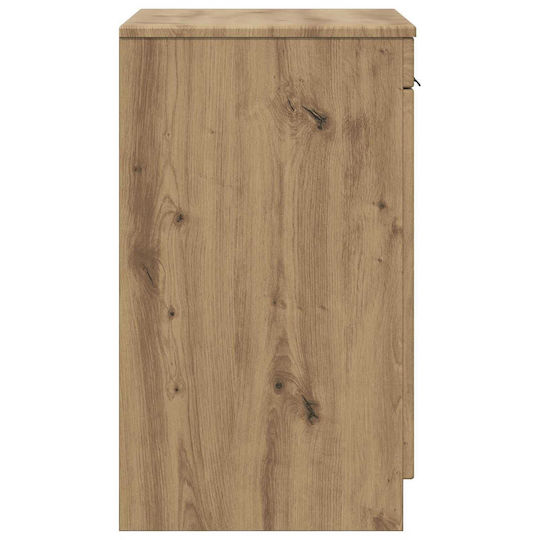 vidaXL Bathroom Vanity Unit Without Sink L54xW41xH70cm Oak