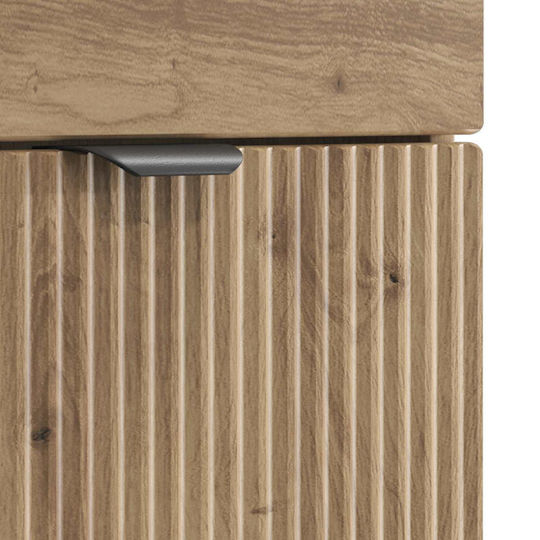vidaXL Badezimmer Waschtisch-Einheit mit Waschbecken & Spiegel M54xB35xH83cm Braun