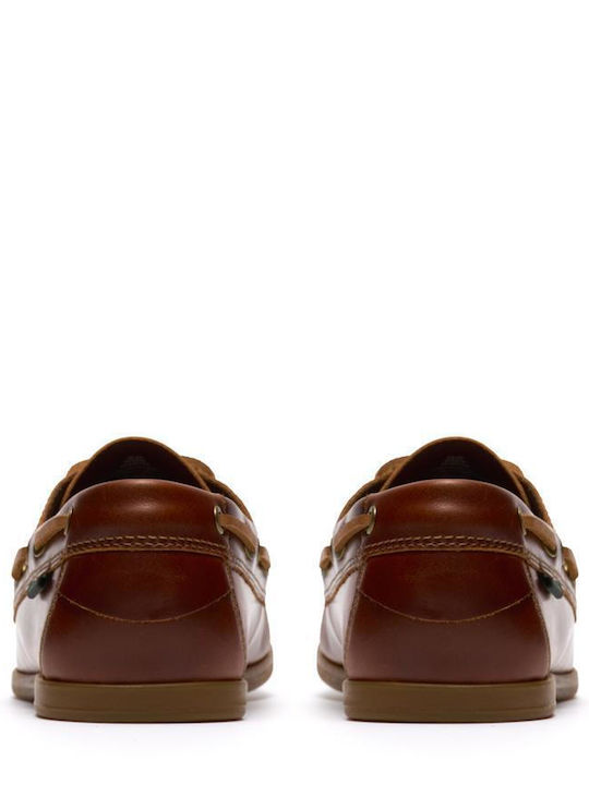 Leather Men's Casual Shoes Brown
