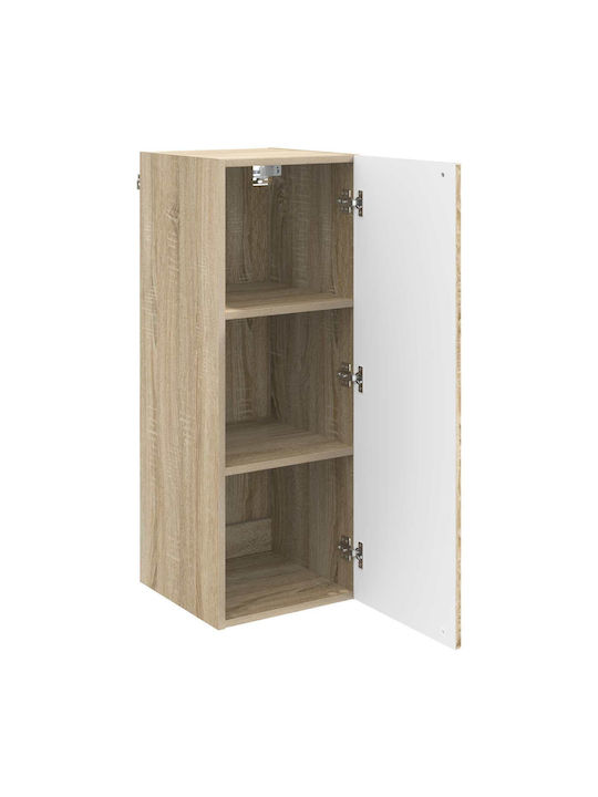 Wall Brown Kitchen Cabinet 33x34.5x90cm