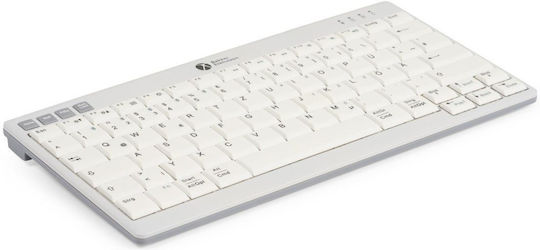 Bakker Elkhuizen UltraBoard 950 V2 Ασύρματο Bluetooth Πληκτρολόγιο Αγγλικό UK Λευκό