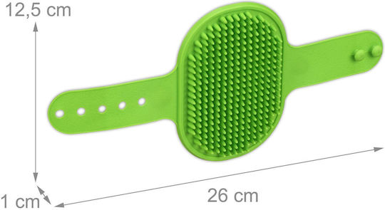 Relaxdays Perie Câini Pentru Îngrijirea Blănii Albastră