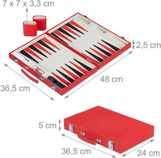 Relaxdays Plastik Würfel Für Backgammon 30Stück