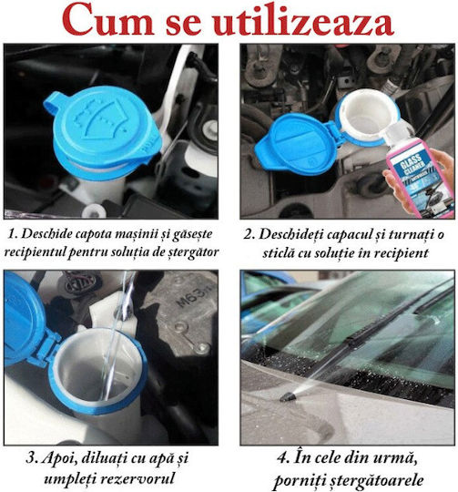 Siks Soluție Concentrată De Degivrare Tratament Antigel Pentru Geamuri Auto Eficientă Până La 40 De Grade Protecție De Lungă Durată