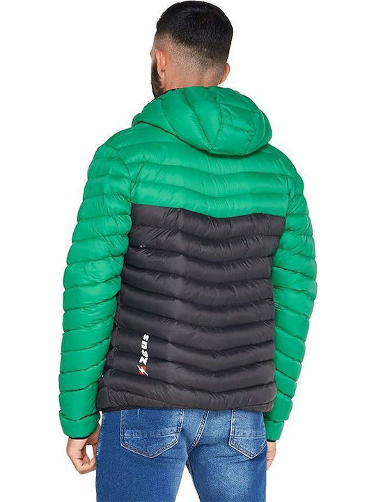 Яке Puffer Зелен/черен