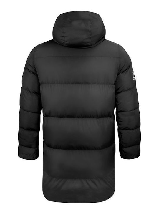 3 σε 1 Χειμωνιάτικο Μπουφάν Puffer Αντιανεμικό Black