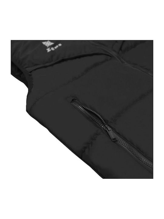 Без Ръкав 3 в 1 Зимно Яке Puffer Черно
