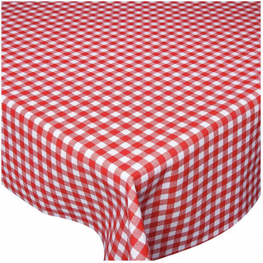 Τραπεζομάντηλο White/red 140x180εκ.