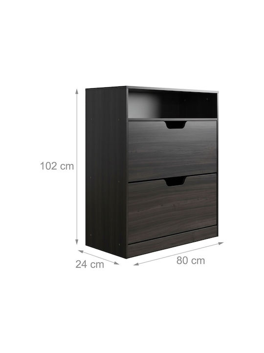 Dulap Pentru Pantofi Din Lemn 80x24x102cm