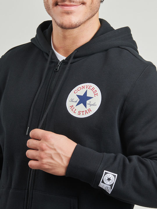 Chuck Sweatshirt mit Kapuze  Chuck Fleece Standard Fit CVM53K03-Schwarz