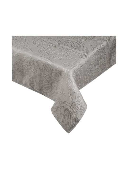 Kitchen Tablecloth Grey Damask Design 240x140cm