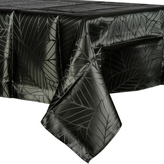 Excellent Houseware Stain Resistant Dark Green Tablecloth 150x220cm