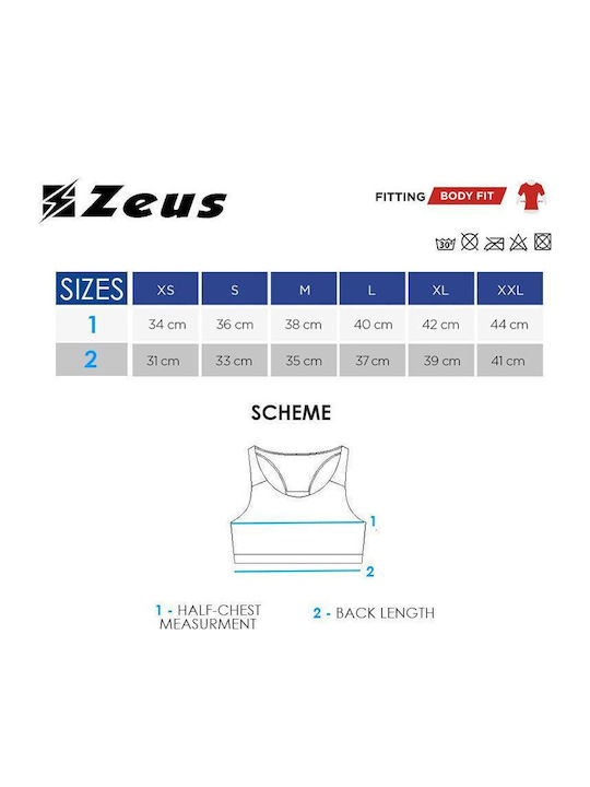 Damen Sport-BH Schwarz mit Futter