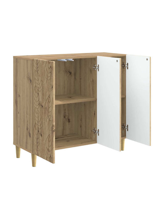 Буфет Дървен Дъб 89x34.5x80см