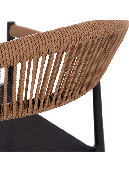 Garten- und Outdoor-Möbelsets Berg 7 Stück Dunkelgrau