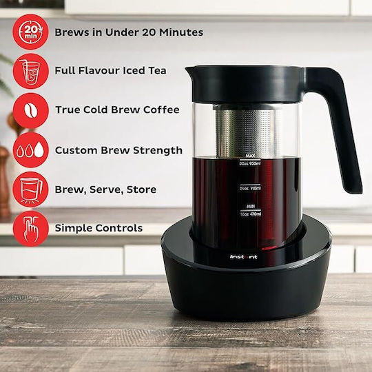 Instant Cold Brewer Coffee Iced Tea Maker
