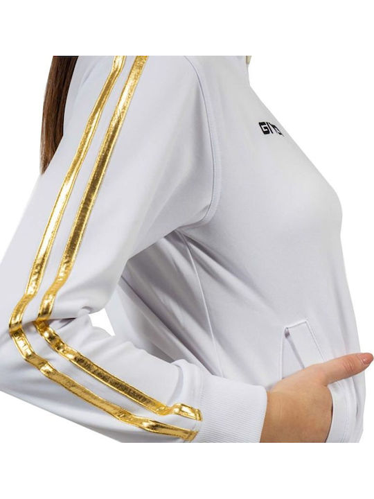 Revolution Damen Jogginghosen Weiß/Gold