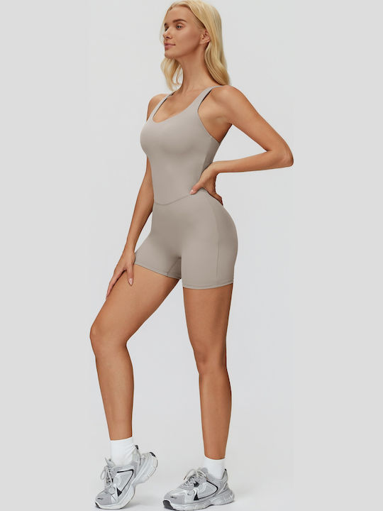 Γυναικείο Ολόσωμο Σορτς Beige