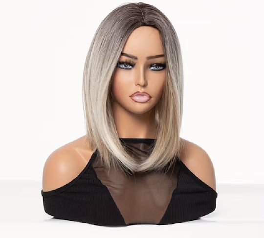 Animis Beauty Perücke mit Synthetisches Haar in Blond Farbe 40cm