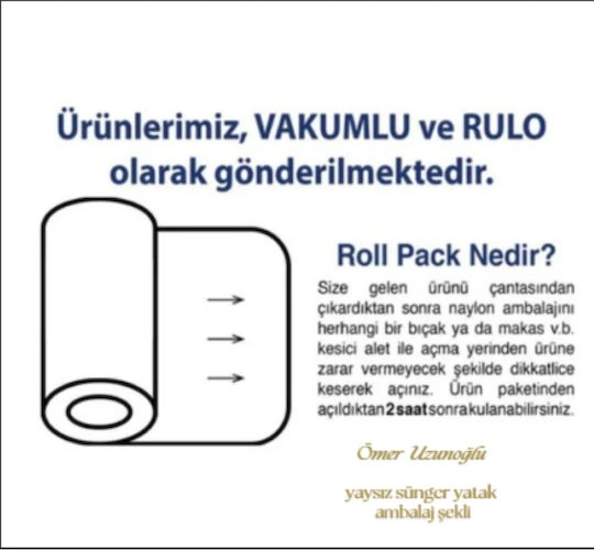 SteweHome Single Mattress 100x200x15cm