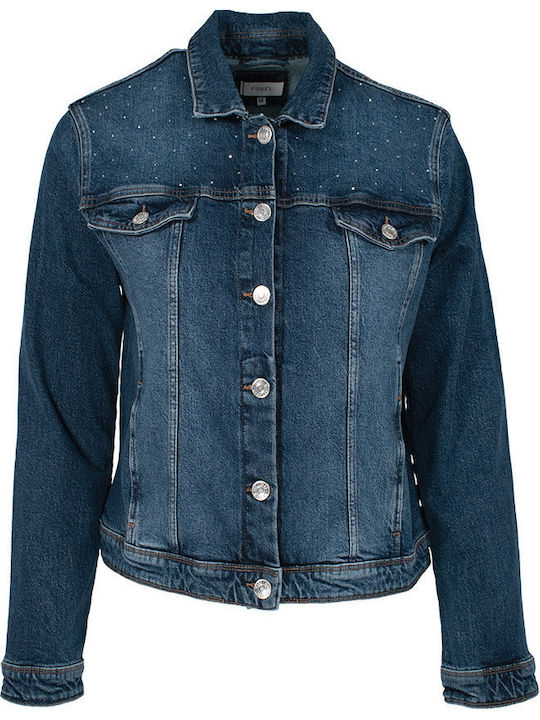 Jachetă Denim Damă Albastră
