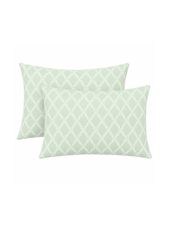 Astron Italy Emily Pillowcase Set Olive 52x72cm