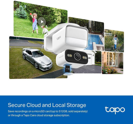 TP-LINK Tapo C710 IP Überwachungskamera Full HD+ 3MP Wasserdicht mit Zwei-Wege-Kommunikation und Objektivgröße 4mm