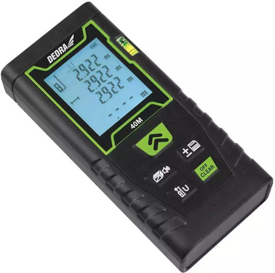 Dedra Laser Distance Meter MC0920 with Range up to 30m
